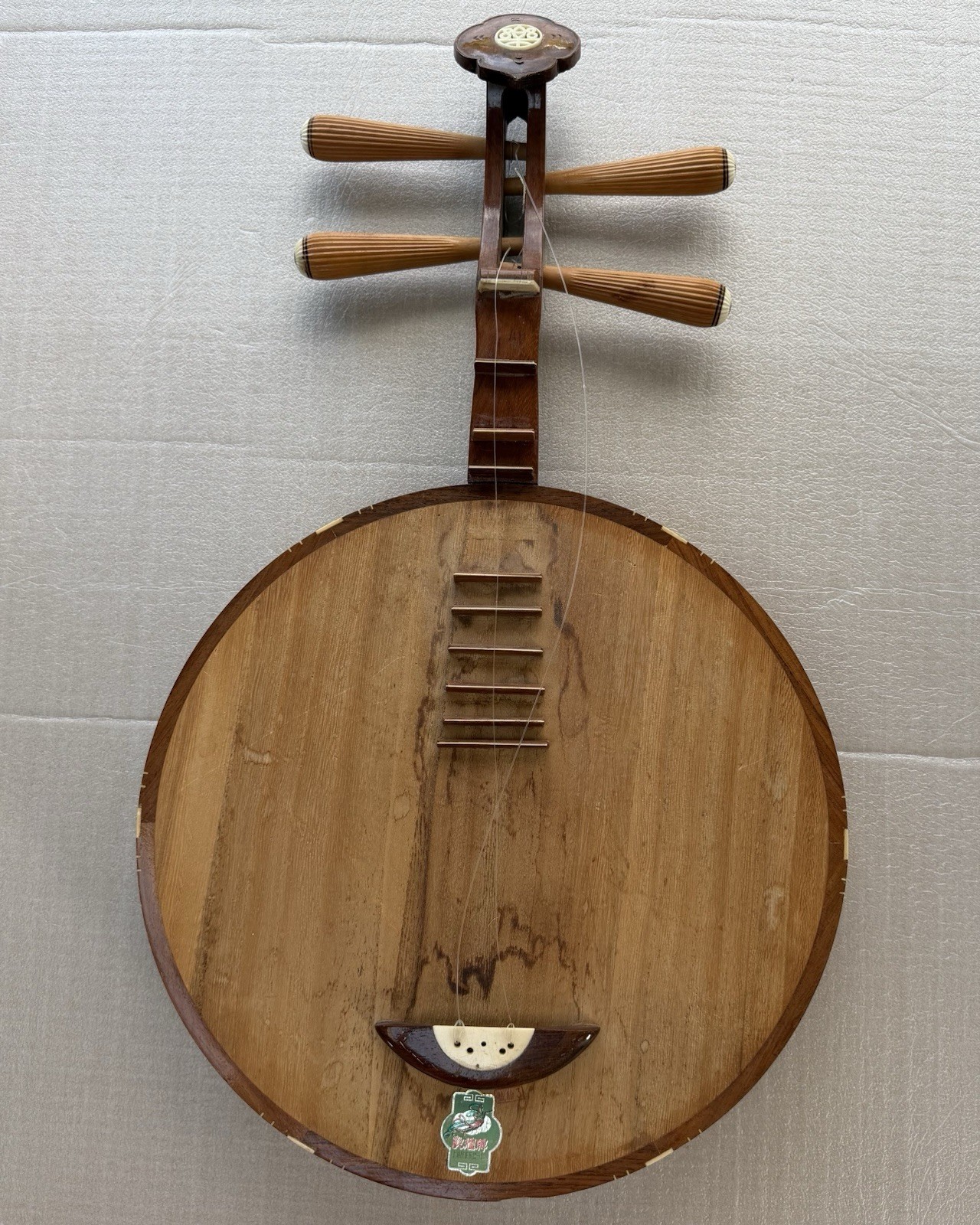 Vintage Dunhuang Yueqin Chinese Moon Lute Shanghai No.1 Folk Instrument China