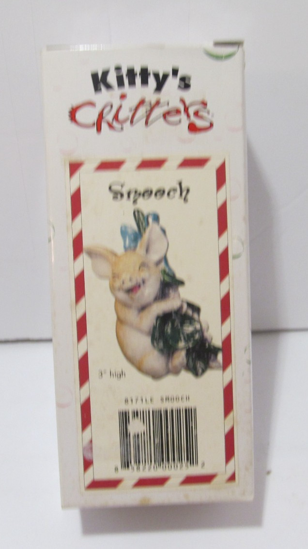 Kitty\'s Critters Smooch Pig Figurine Ornament 8171LE 3\