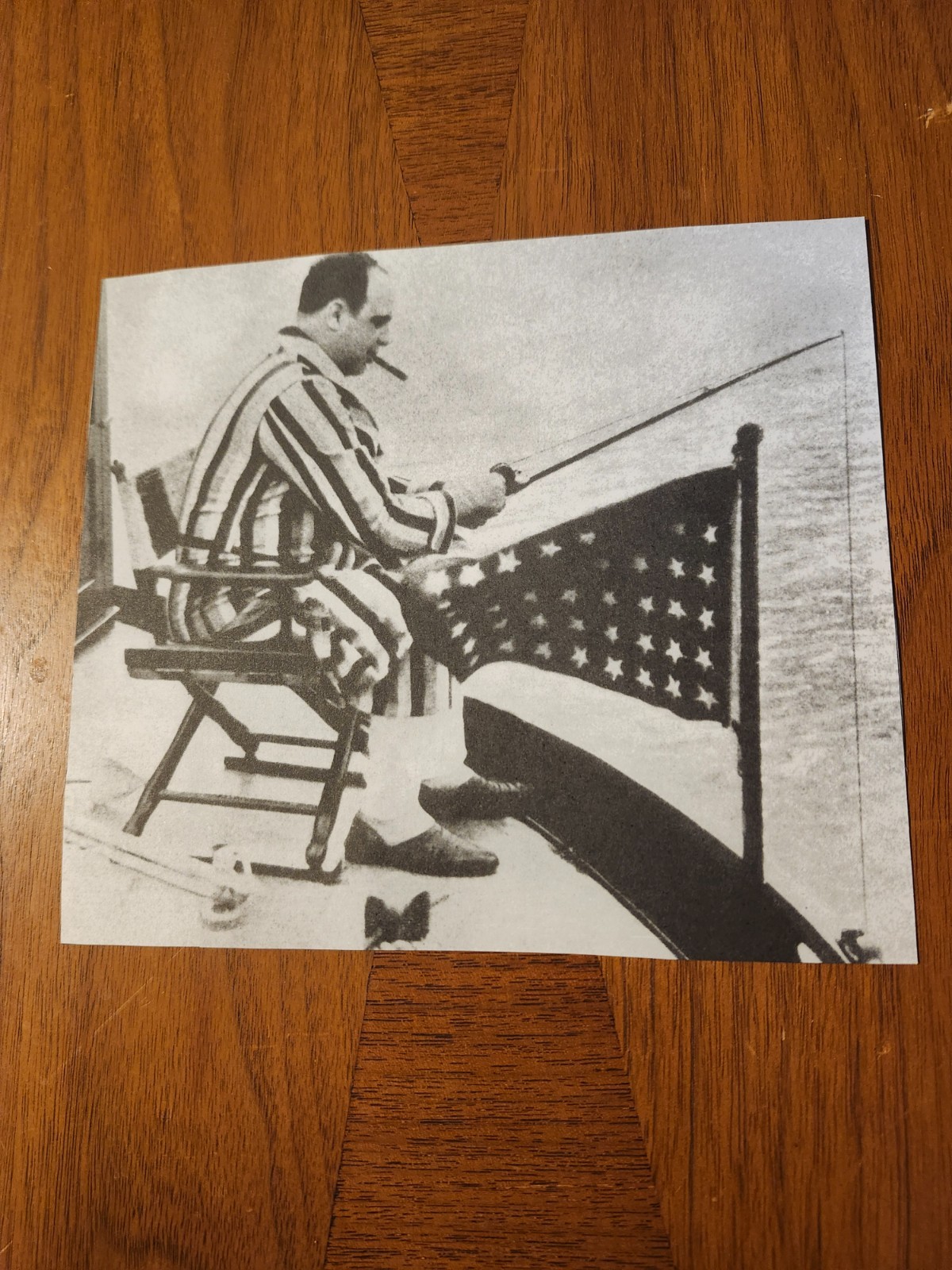 The Infamous Gangster Al Capone Panel--Fishing in Florida