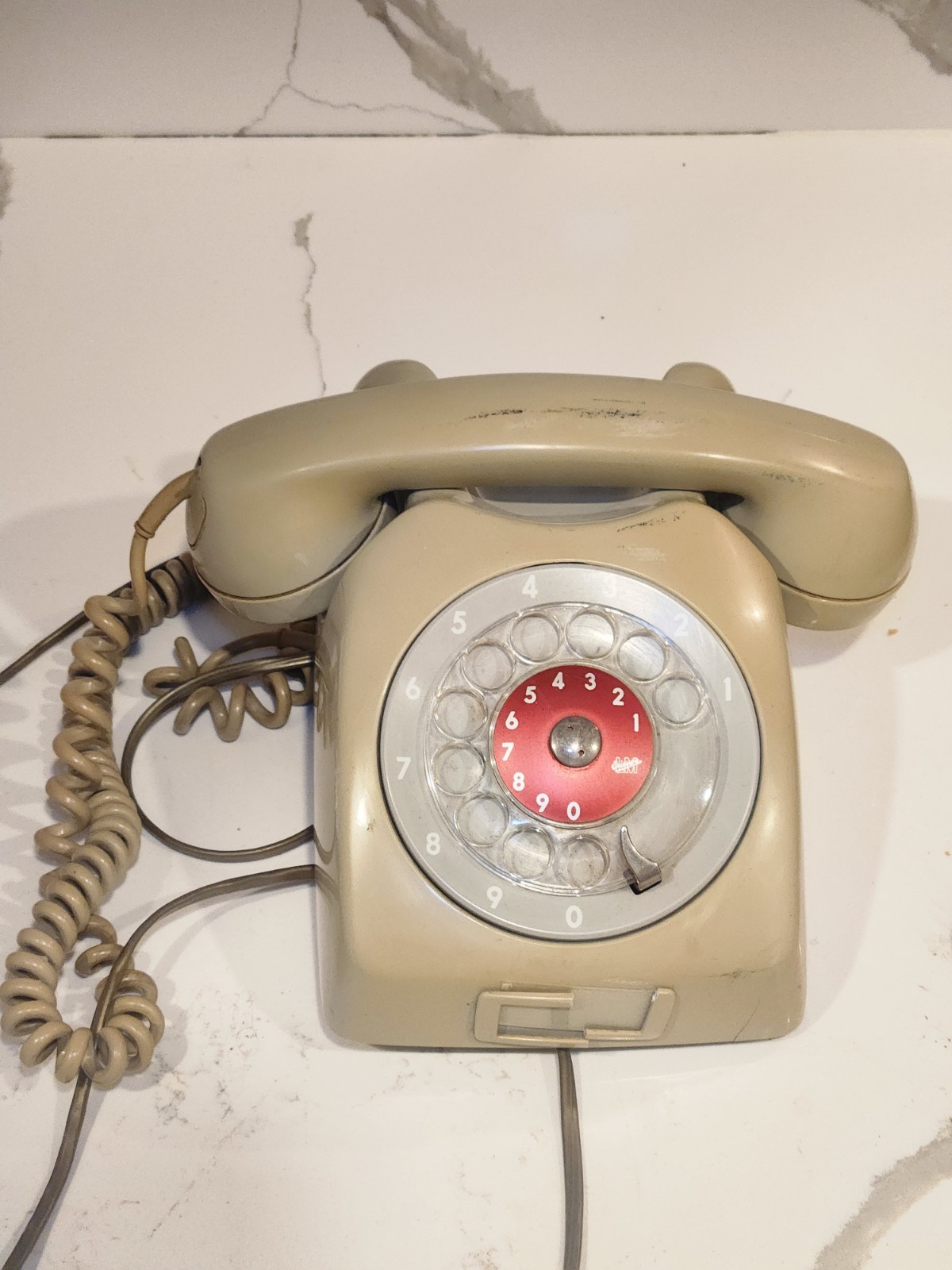 Vintage 1970s LM Ericsson Rotary Dial Telephone Vintage 1970s LM Ericsson Rotary Dial Telephone