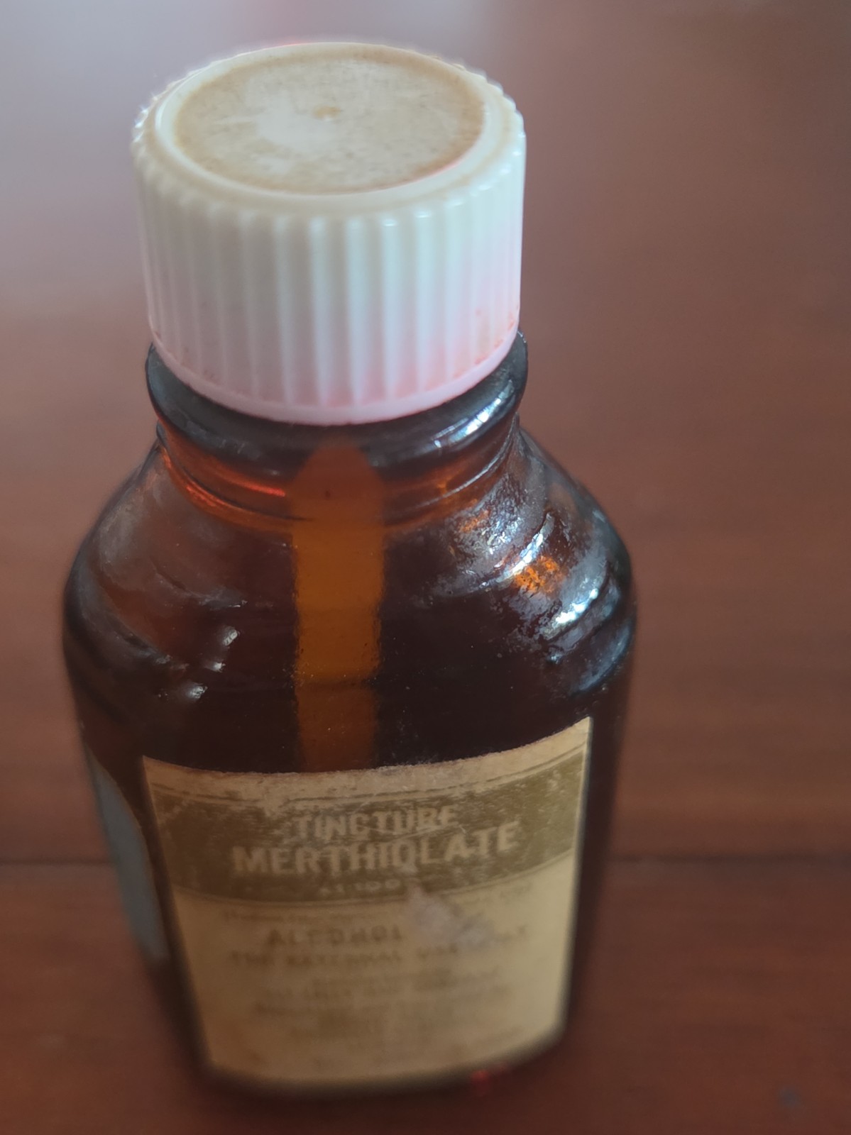 VTG Tincture Merthiolate Amber Glass Bottle 1 Oz Nashville CMC inc