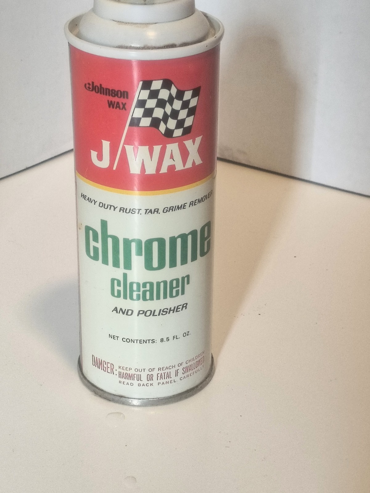 Vintage Turtle Wax Vinyl Top Wax 14oz Can 1970s Advertising 100% Full