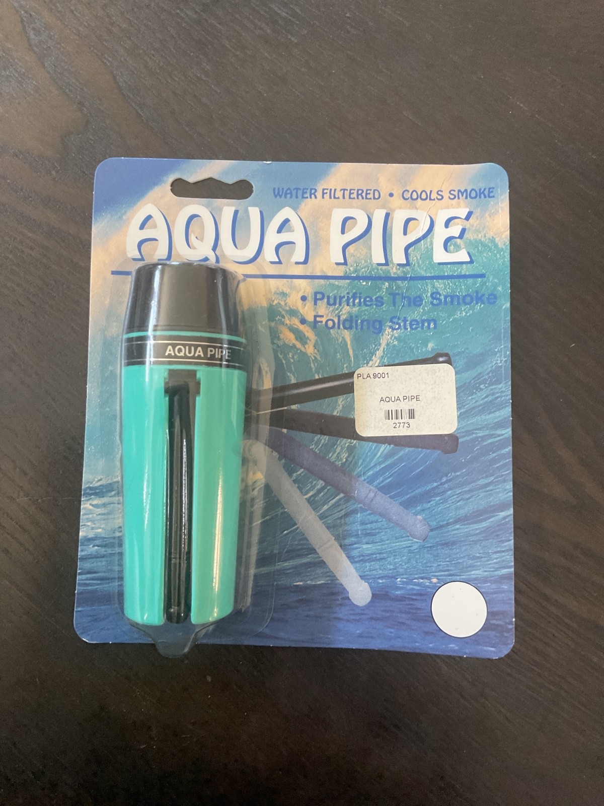 MINT GREEN AQUA PIPE Waterpipe Original Portable COMES WITH FREE PIPE SCREENS