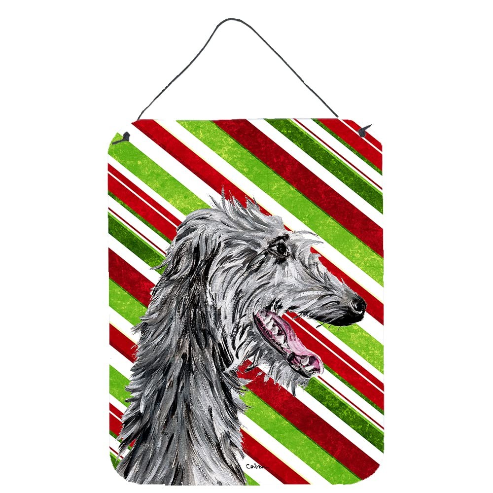 Caroline's Treasures SC9813DS1216 Scottish Deerhound Candy Cane Christmas Wall