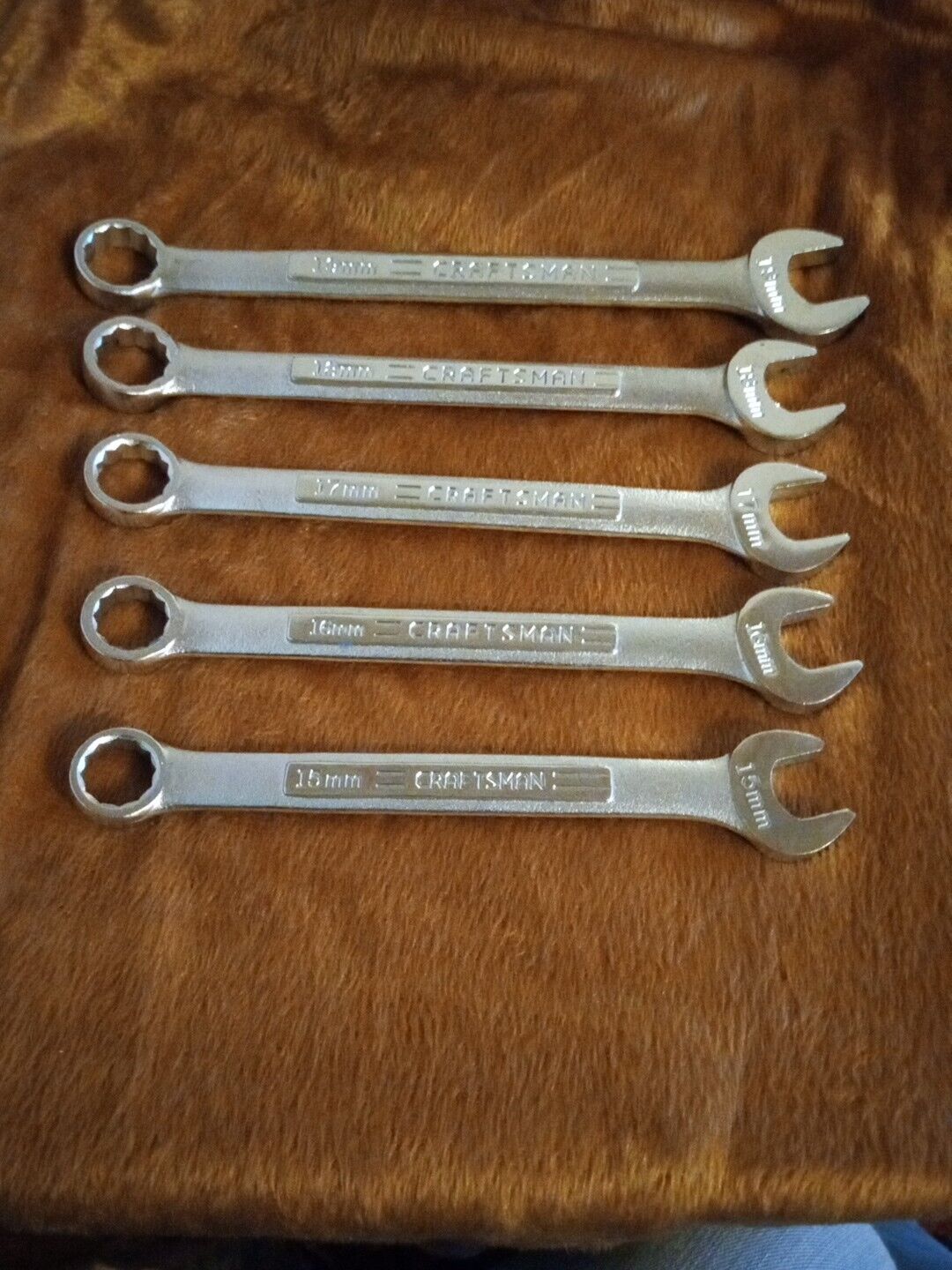 vintage craftsman metric wrench set V-series Set Of 5 From 15mm, 16mm,...