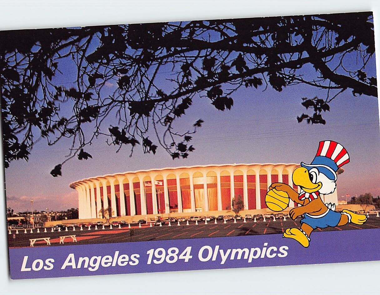 Postcard The Fabulous Forum Los Angeles 1984 Olympics California USA
