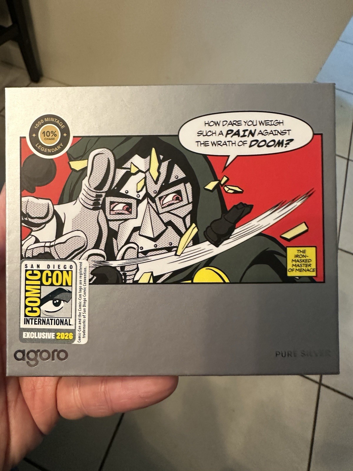 SDCC 2026 Agoro Doctor Doom Exclusive Marvel Comics - Standard