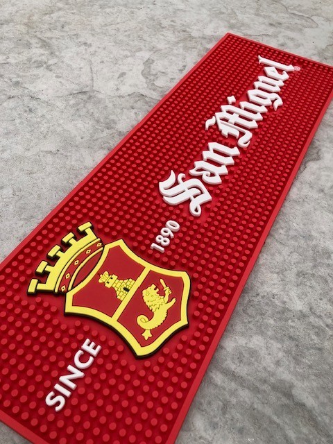 🔥 NEW San Miguel Beer Rubber Bar Spill Mat for tap Kegerator