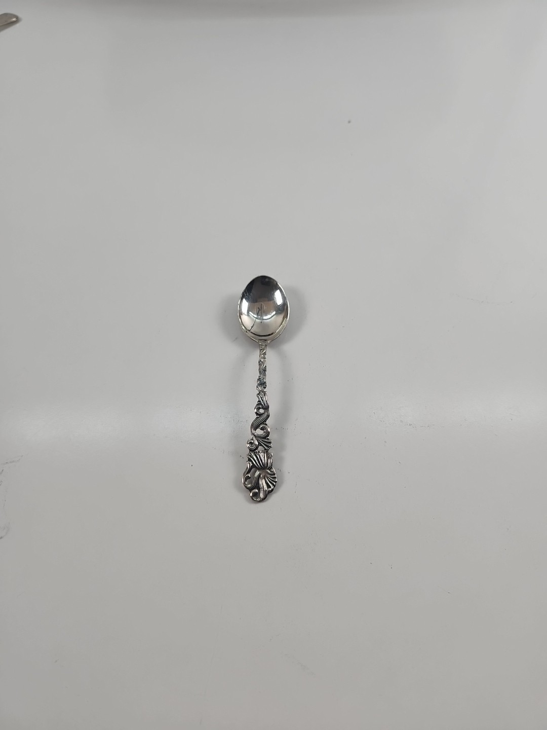 Vintage EPNS Silverplated Demitasse Coffee Spoon Fancy Made In Sweden