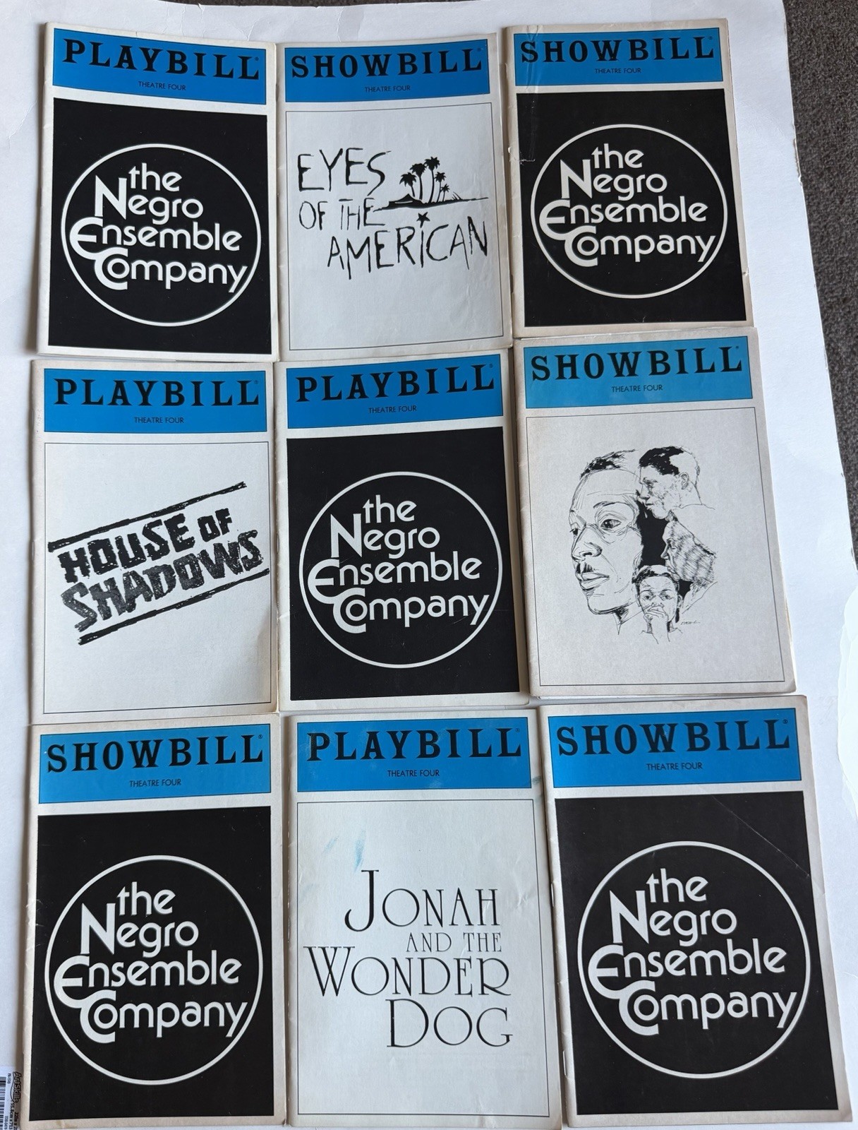 Vintage Negro Ensemble Theater Programs Samuel L Jackson Phylicia Rashad 1980s