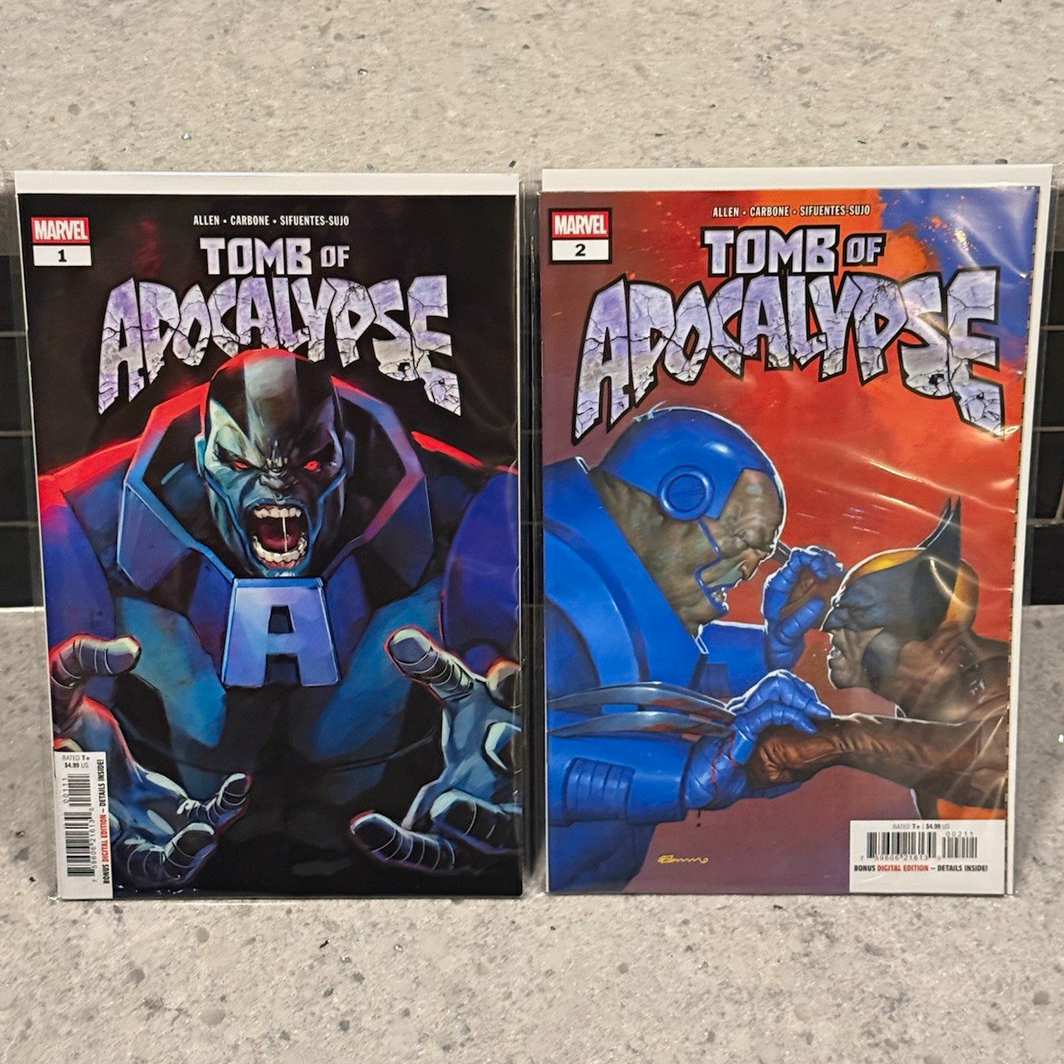 Tomb of Apocalypse #1-2 Lot Marvel 2026 Jubilee Wolverine X-Men NM Tomb of Apocalypse #1-2 Lot Marvel 2026 Jubilee Wolverine X-Men NM