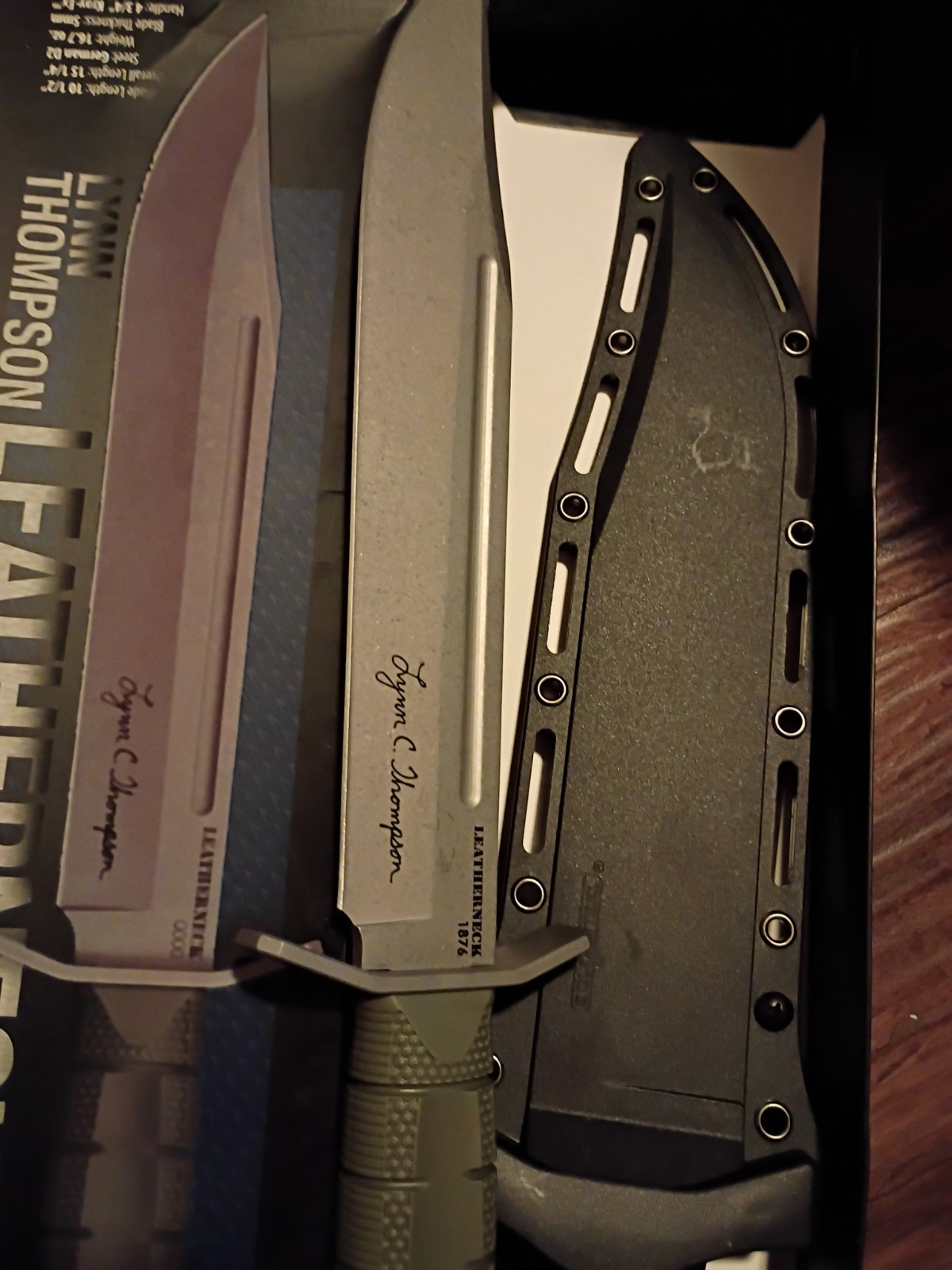 Cold Steel Leatherneck SF Hunting/Survival 10.5 Inch D2 Knife N Sheath #39LSFC
