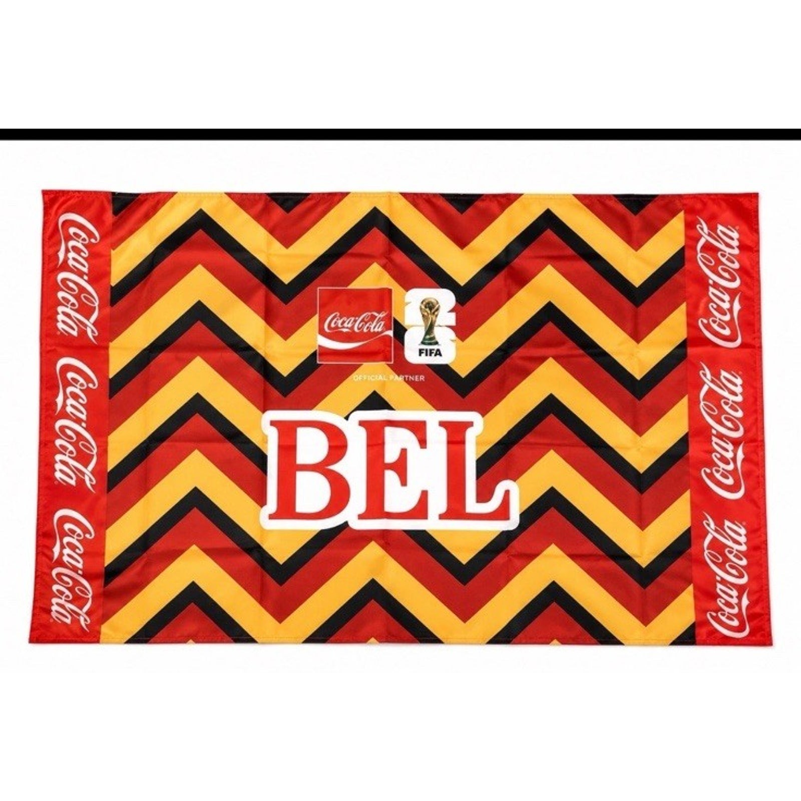 Official Coca-Cola x FIFA World Cup 2026 Belgium Flag Cape – NEW Sealed