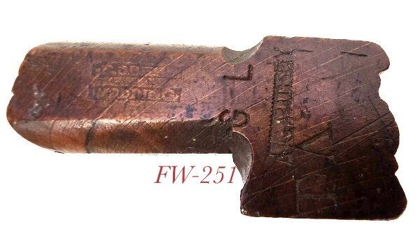 wood wooden LONDON 1700's ROBERT WOODING complex profile Molding Plane tool