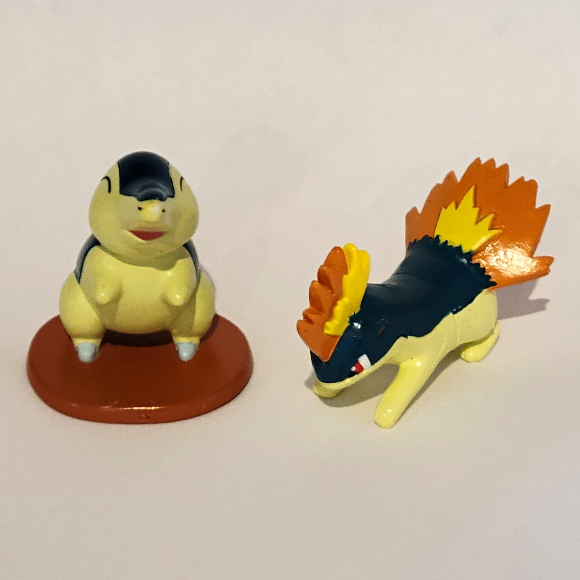 Vintage Pokémon Tomy Figures CGTSJ Lot of 2 - Cyndaquil & Quilava