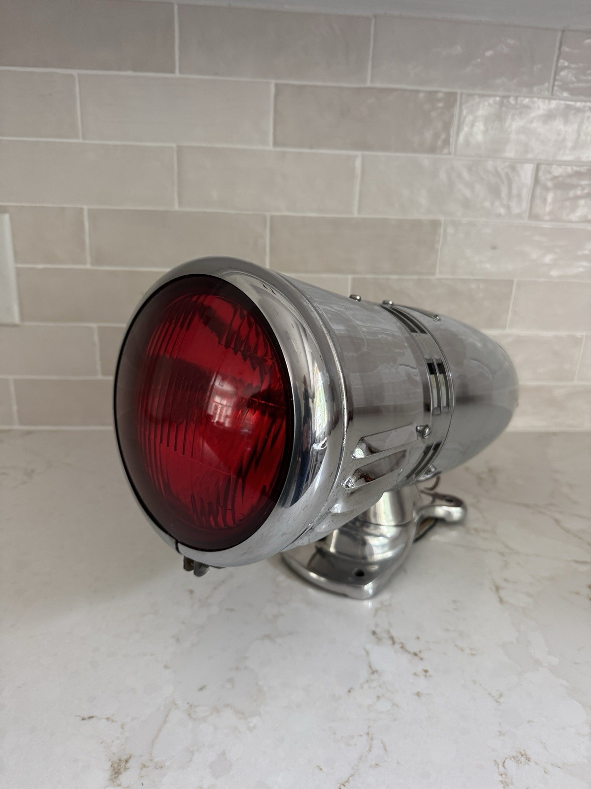 Antique Vintage, Federal Sign & Signal Working Chrome Siren, Model WLR, 6 Volts