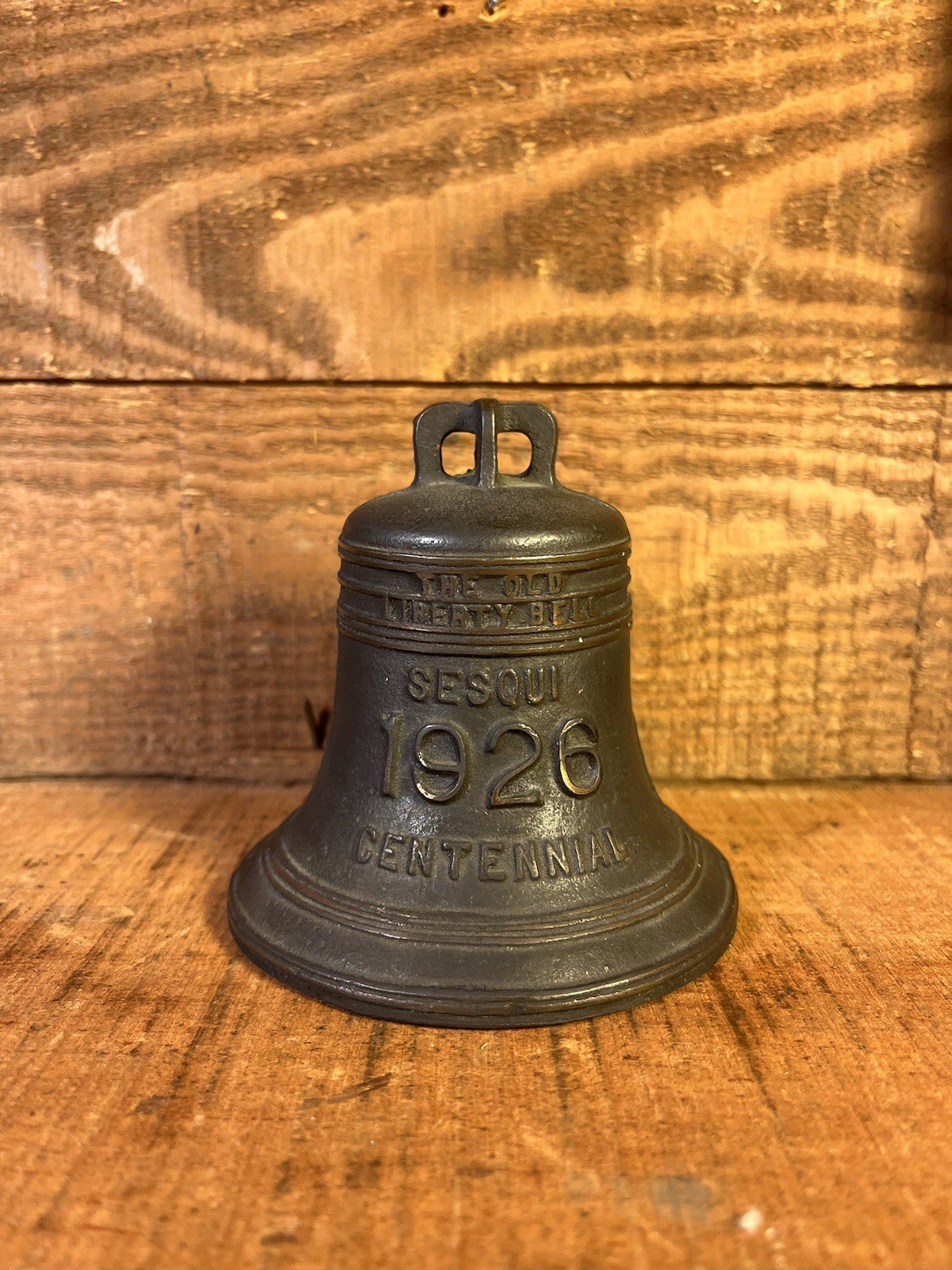 1926 Philadelphia Sesquicentennial Cast Iron Liberty Bell Bank