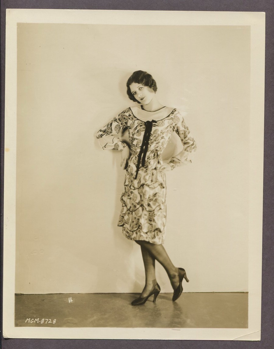 MARCELINE DAY  Art Deco Dress Flapper Fashion Photo 1927 London After Midnight