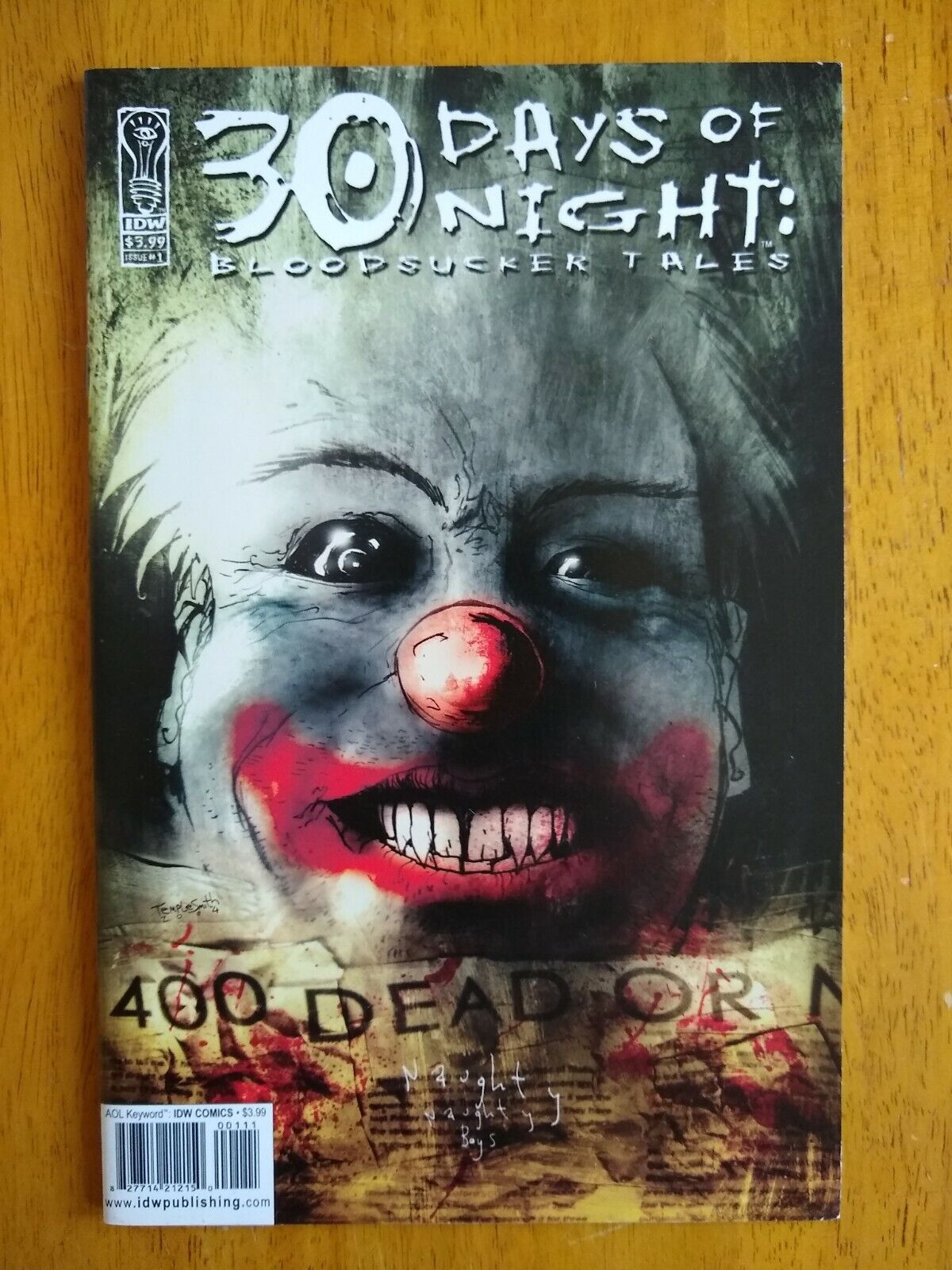 30 Days Of Night #1 Bloodsucker Tales 2004 IDW Comic Book Niles Fraction.