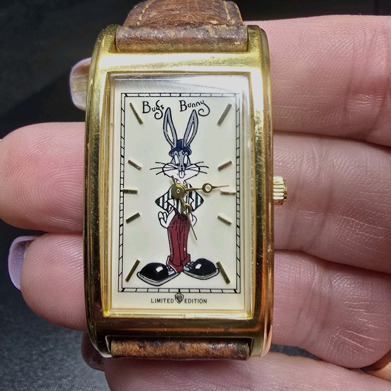Bugs Bunny 3545/5000 Pedre Warner Bros Vintage Rare 1990s Limited Ed. Watch