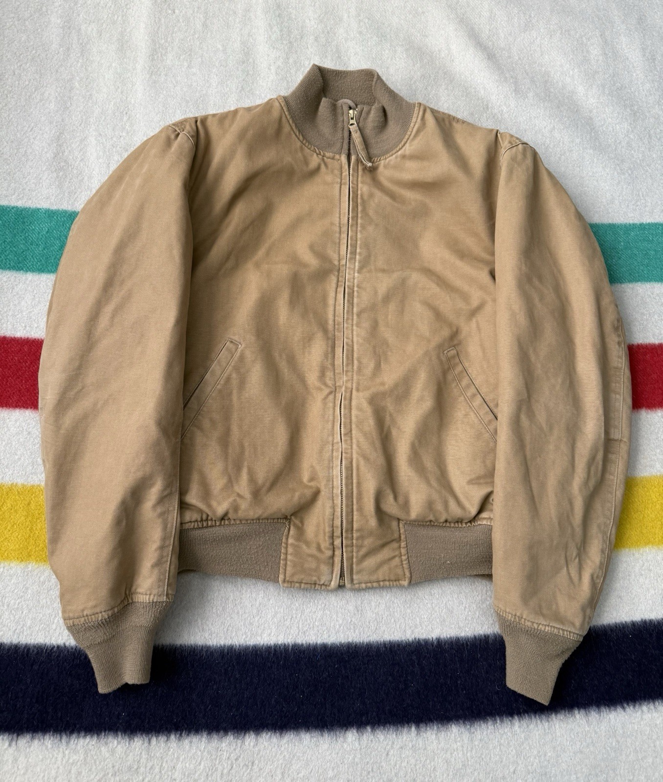 Cockpit USA WWII WW2 American Tanker Bomber Cotton Jacket Z21821N Boxy Large L