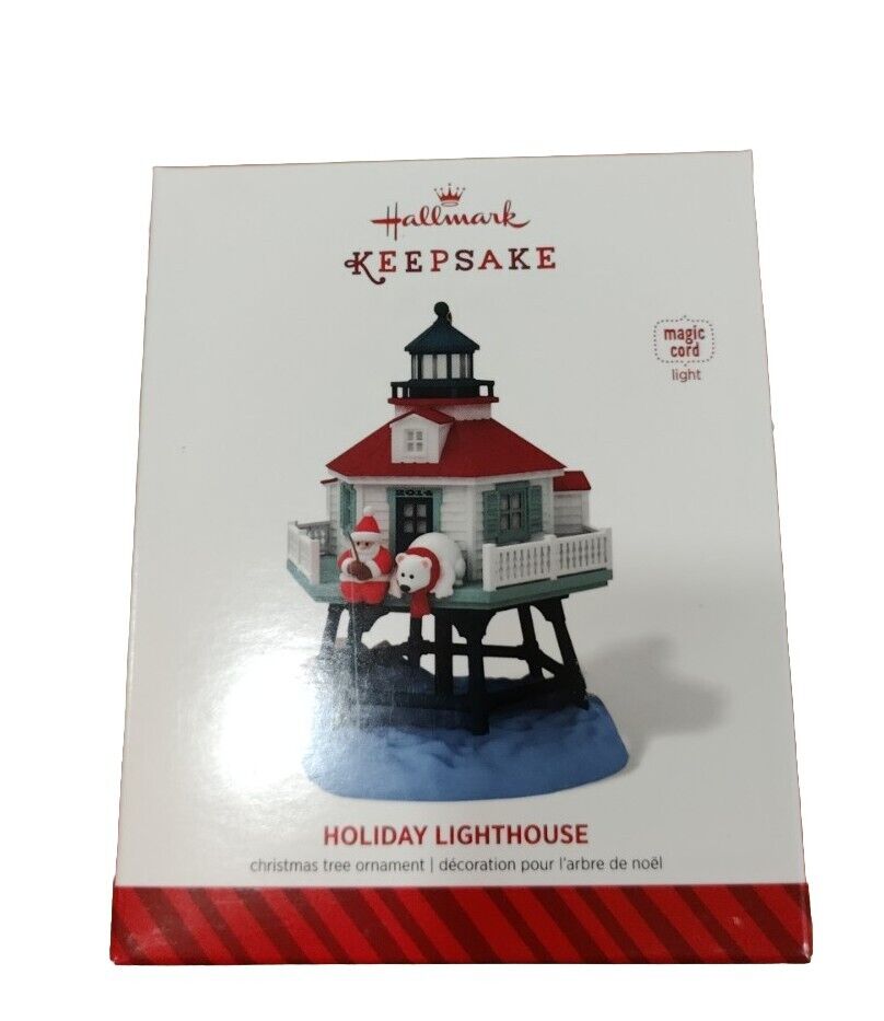 2014 Hallmark Keepsake Ornament - Holiday Lighthouse - 3rd in Series -