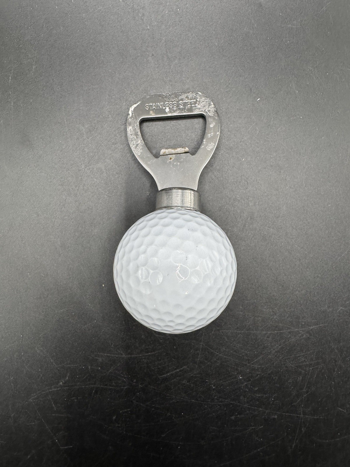 Vintage Golf Ball Bottle Opener Stainless Steel Novelty Barware Gift