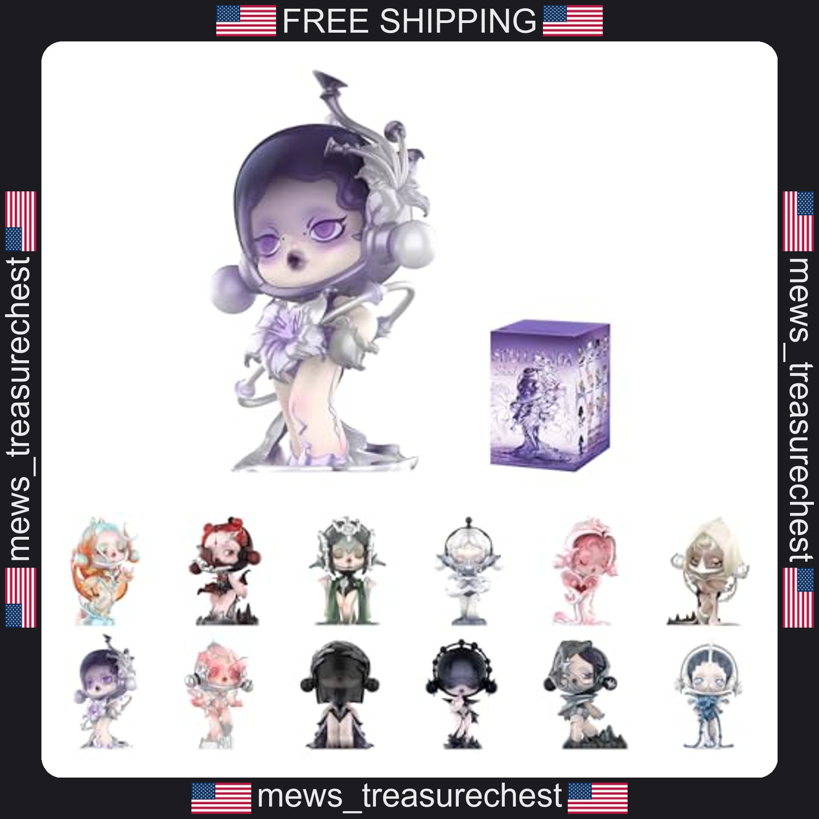POP MART SKULLPANDA The Sound Series Blind Box Figures, Collectible Art Toys