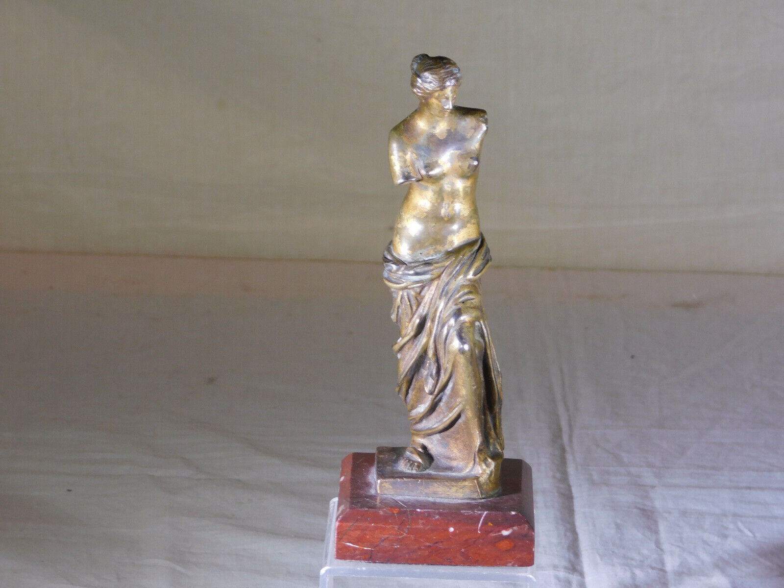 Antique c19th Century Bronze Greek Sculpture Statue of Venus De Milo 