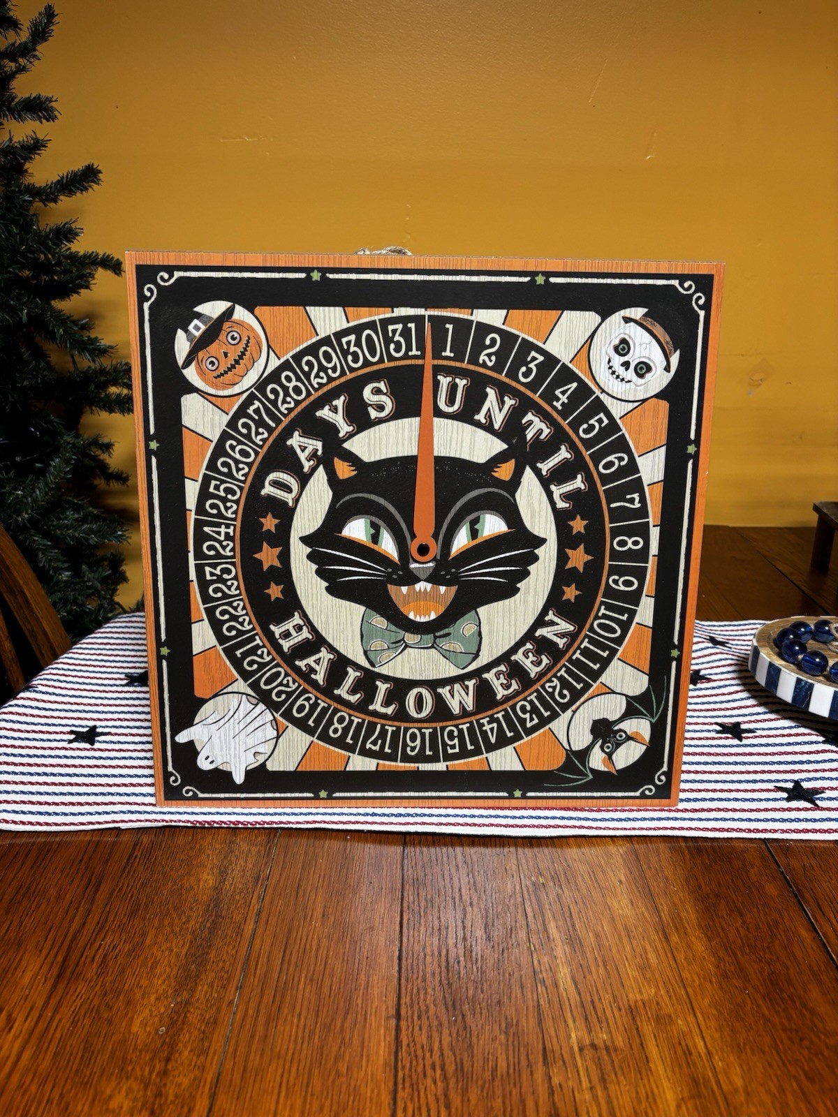 🖤🧡New Wooden Vintage Inspired Nostalgia Halloween Countdown