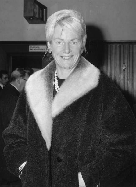 All round Dutch athlete Fanny Blankers-Koen London airport en r- 1964 Old Photo