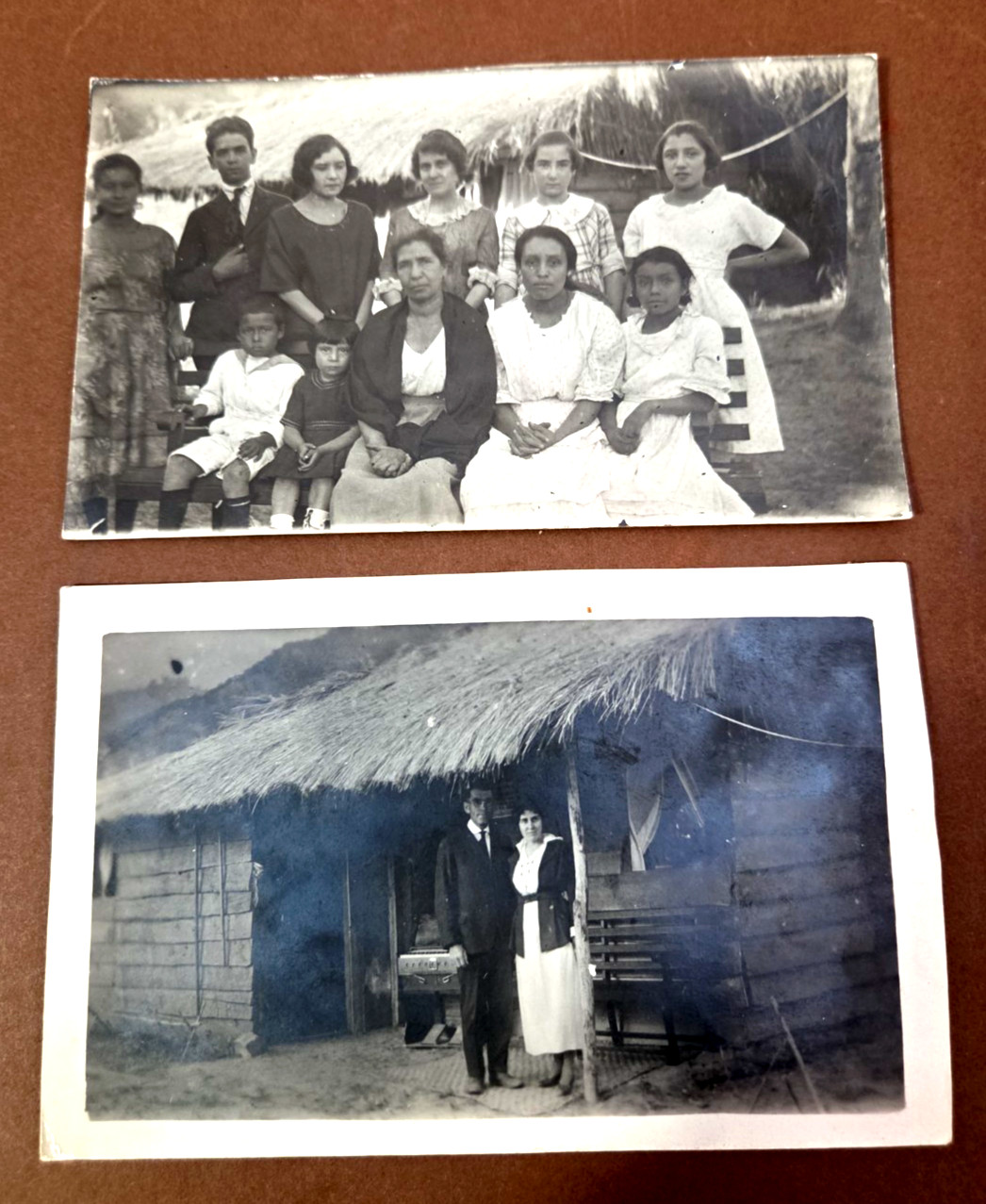 2 RPPCs showing Robert Haines as a missionary to British India in the early 1920