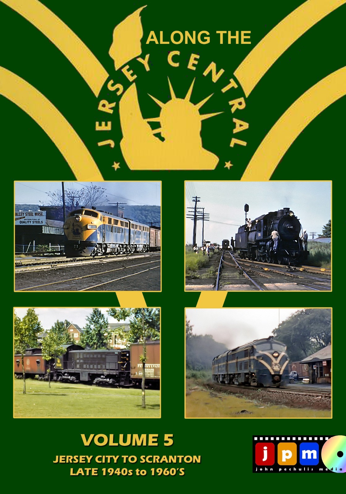 Along the Jersey Central Volume 5 DVD JPM CNJ Late 1940s to 1960s