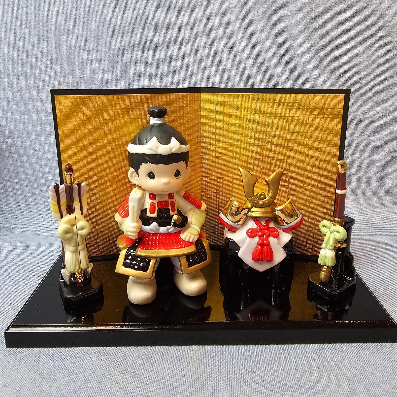 1998 Precious Moments Japanese Bushi Warrior Make Me Strong Figurine RARE 481688