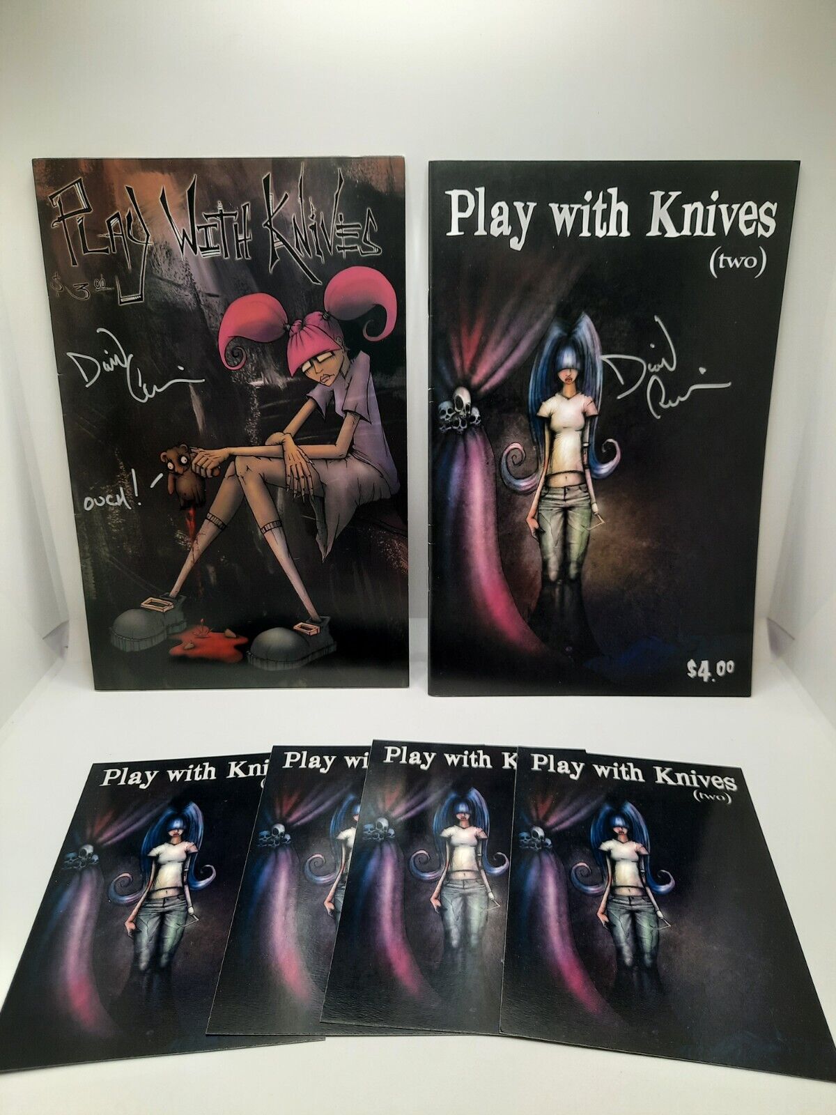Play With Knives 1& 2 Signed by Dave Correia 2003