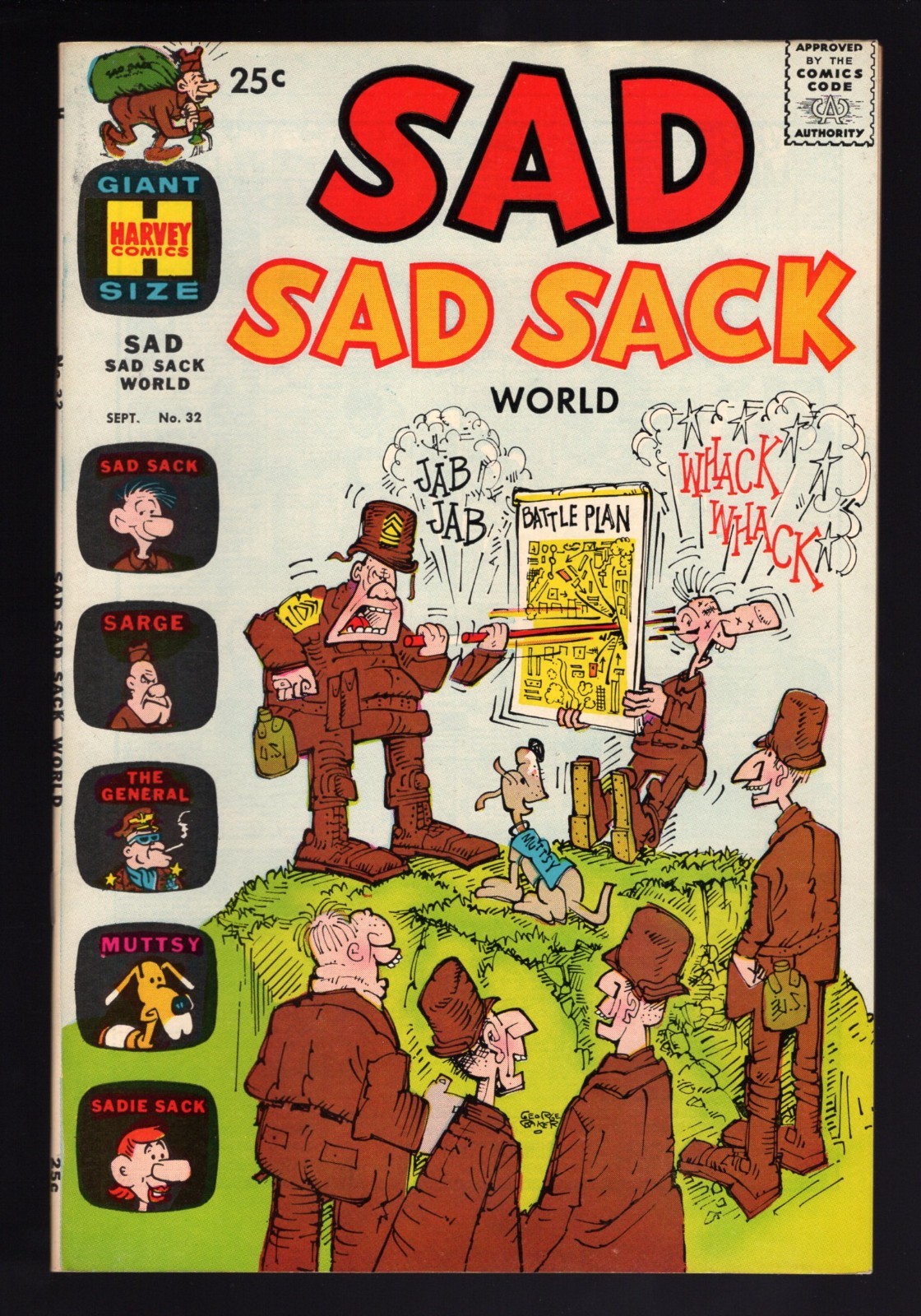 Sad Sad Sack World #32 NM+ 1971 Giant 52-Page Glossy Beauty -Harvey File Copy