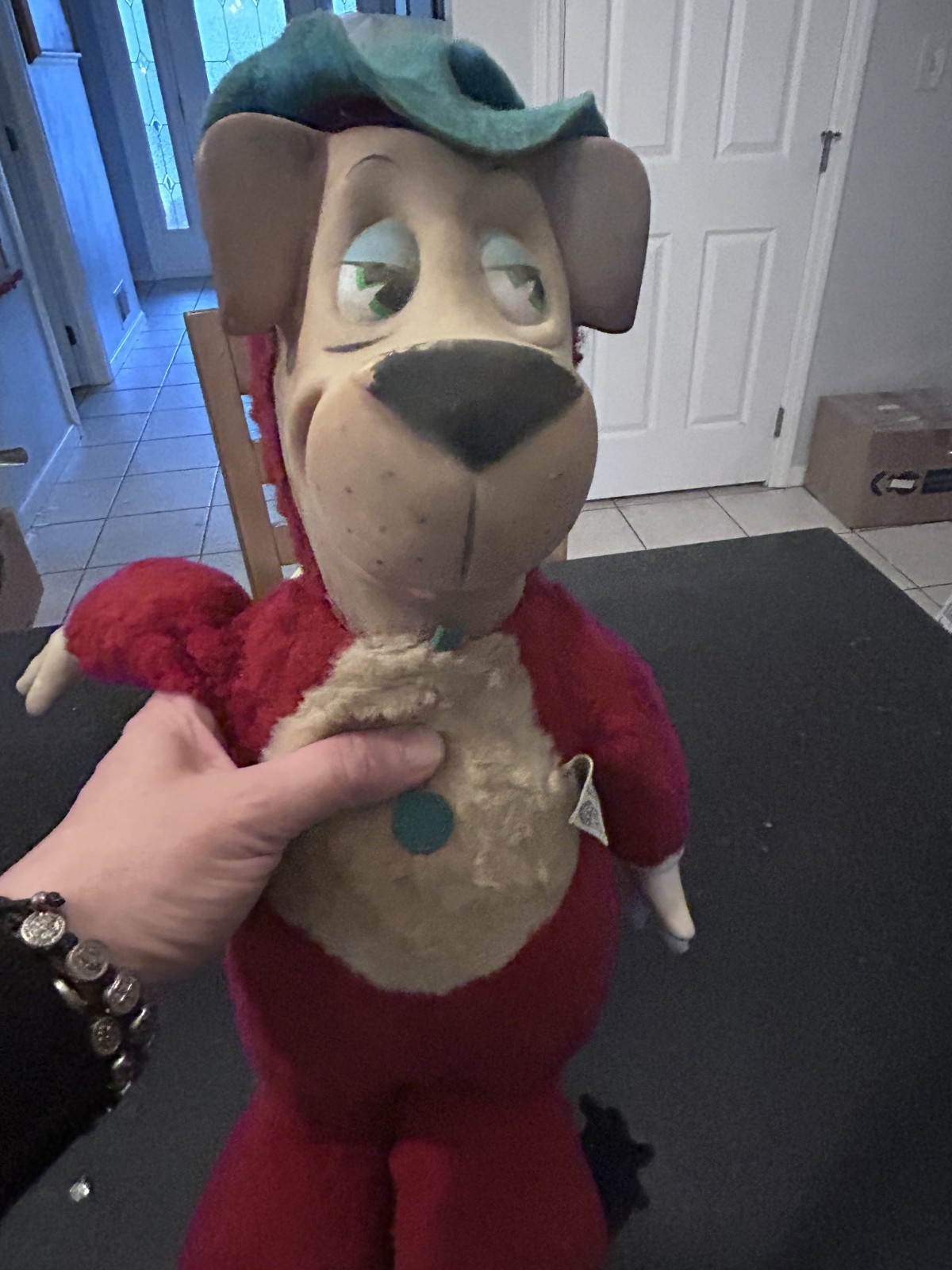 Vintage Knickerbocker Huckleberry Hound Plush Toy – Hanna-Barbera Character