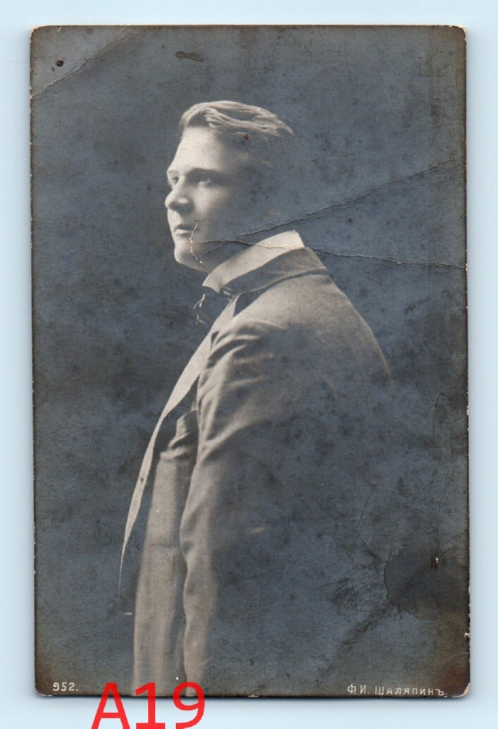 PHOTO Feshion Photo Russian Opera Singer Feodor Chaliapin Handsome
