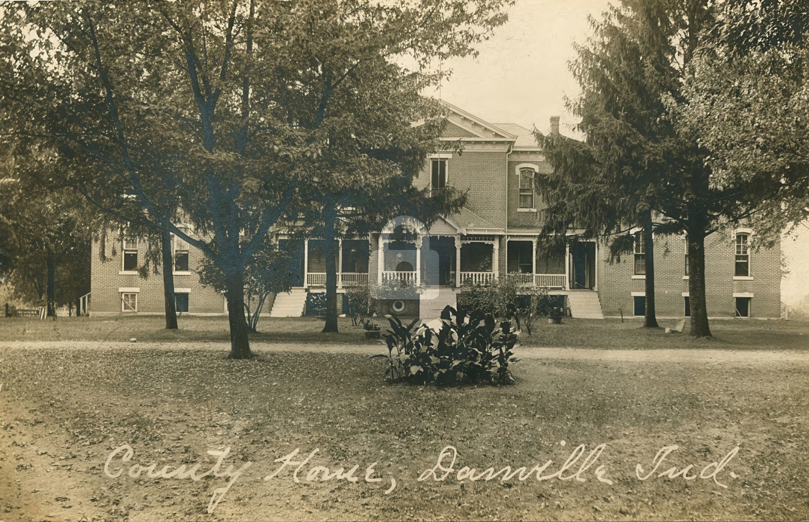 County Home, Danville IN Indiana RPPC Photo Postcard COPY County Home, Danville IN Indiana RPPC Photo Postcard COPY