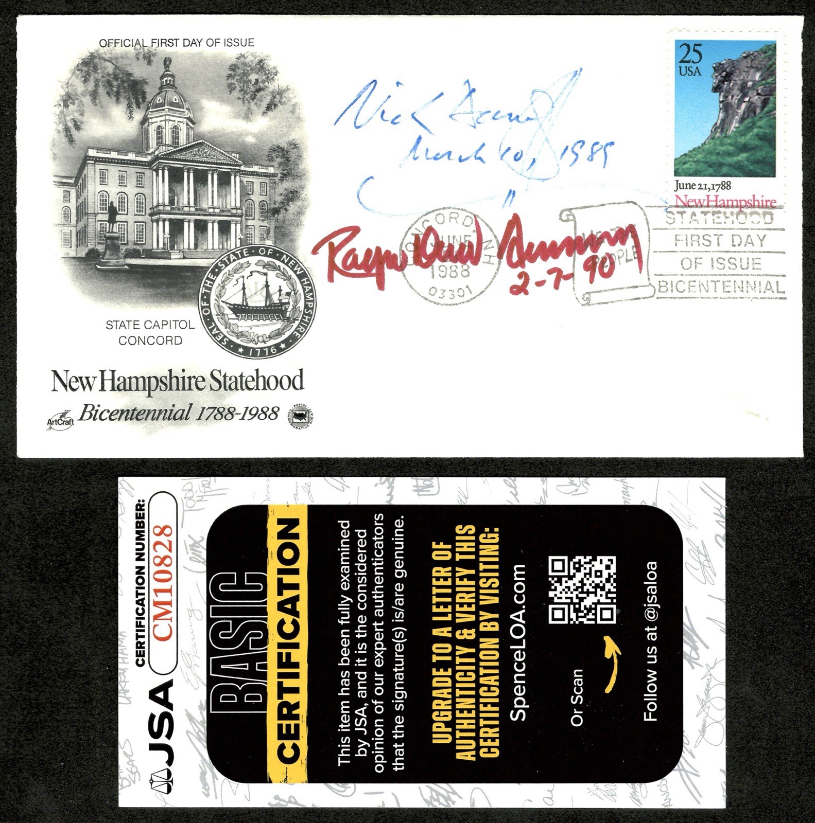 Ralph Abernathy Signed Autographed First Day Cover JSA Civil Rights Leader 2