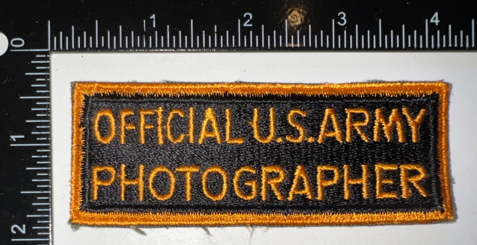 WWII US Army Official Photographer Patch
