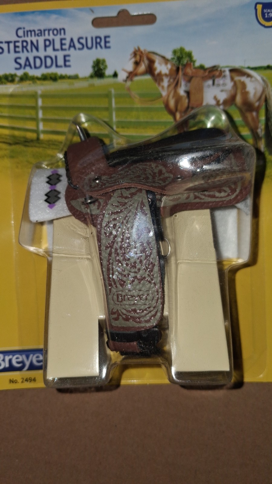 Christmas Breyer horse cimmirron saddle and custom bridle