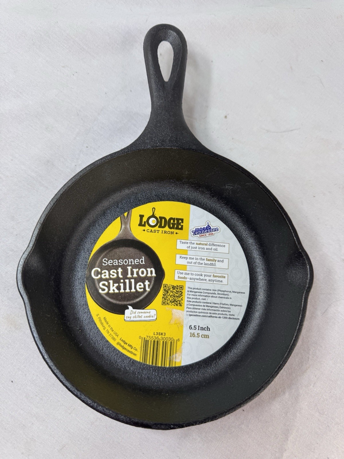 Vtg New Lodge 3SK Cast Iron Skillet 6 1/2\