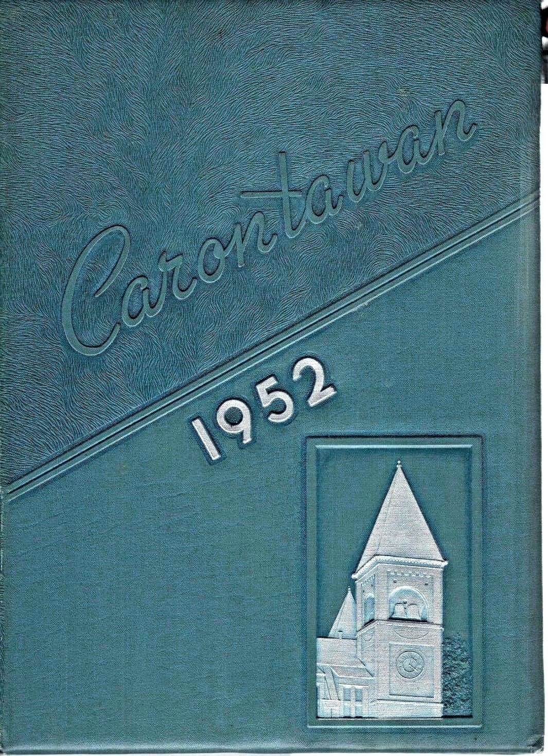 Original 1952 State Teachers College- Mansfield PA Yearbook-Carontawan 