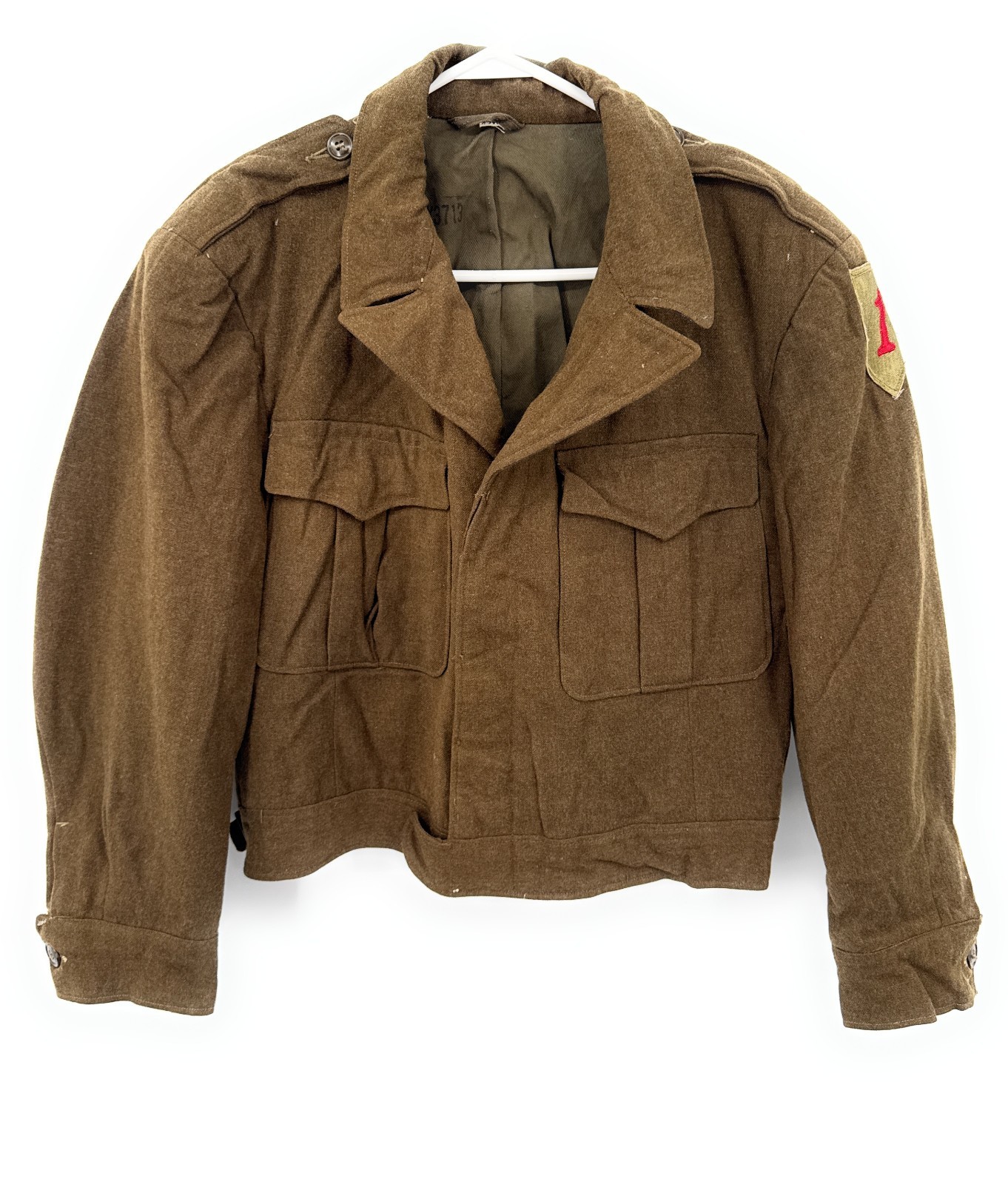WWII Army Jacket 1st Infantry Big Red 1
