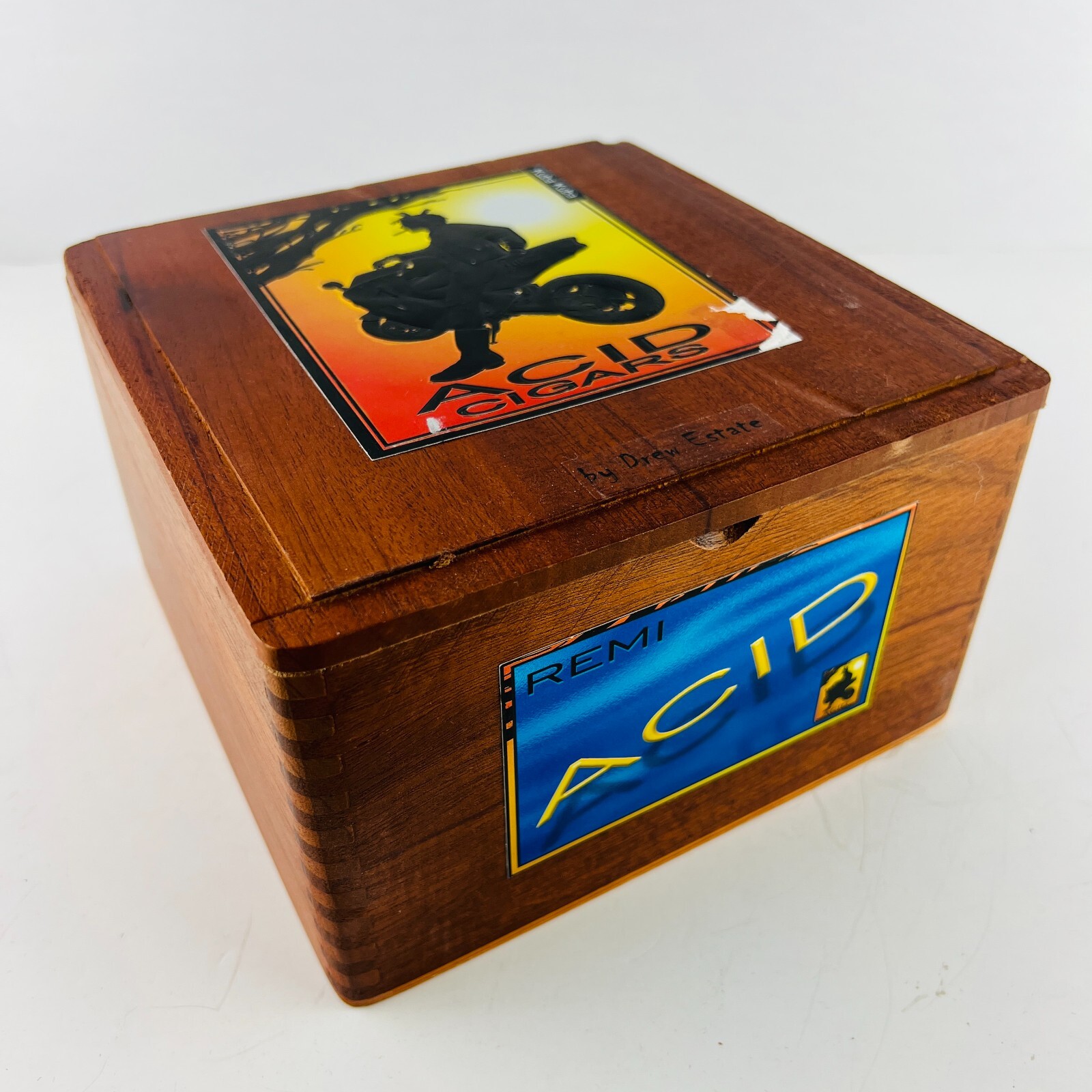 ACID Blue Remi Cigars by Drew Estates EMPTY Cigar Box Nicaragua Lot #2