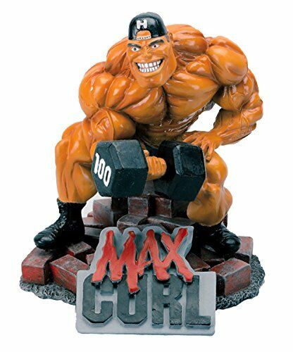 New MAX Curl Xtreme Figurine Bodybuilding Weightlifting Collectible Statue