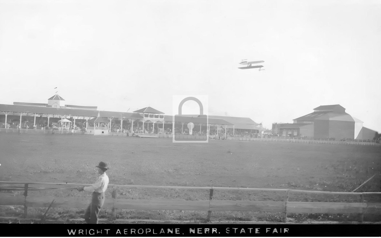 Wright Aeroplane Nebraska State Fair Lincoln NE - Reprint