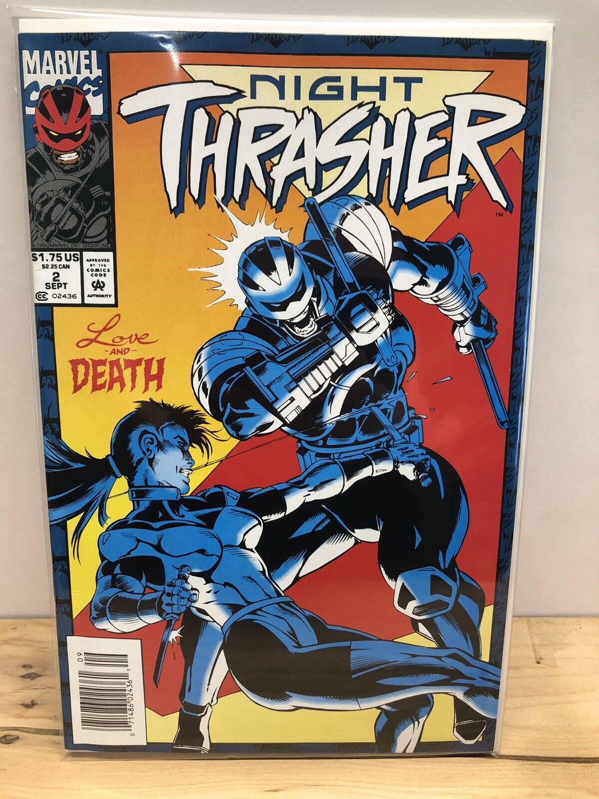 Night Thrasher 2A Marvel Comics 1993 Direct Edition