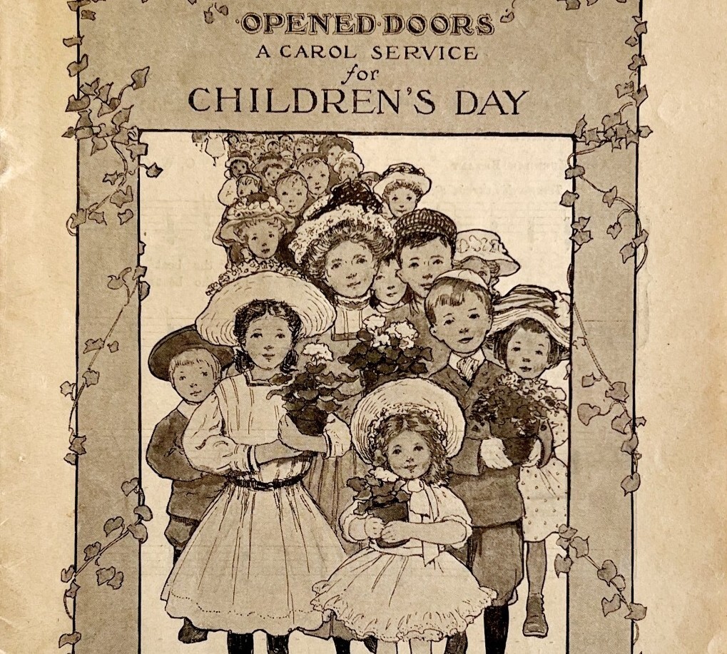 Opened Doors 1909 Children\'s Day Carol Service Sheet Music Booklet Church DWAA19